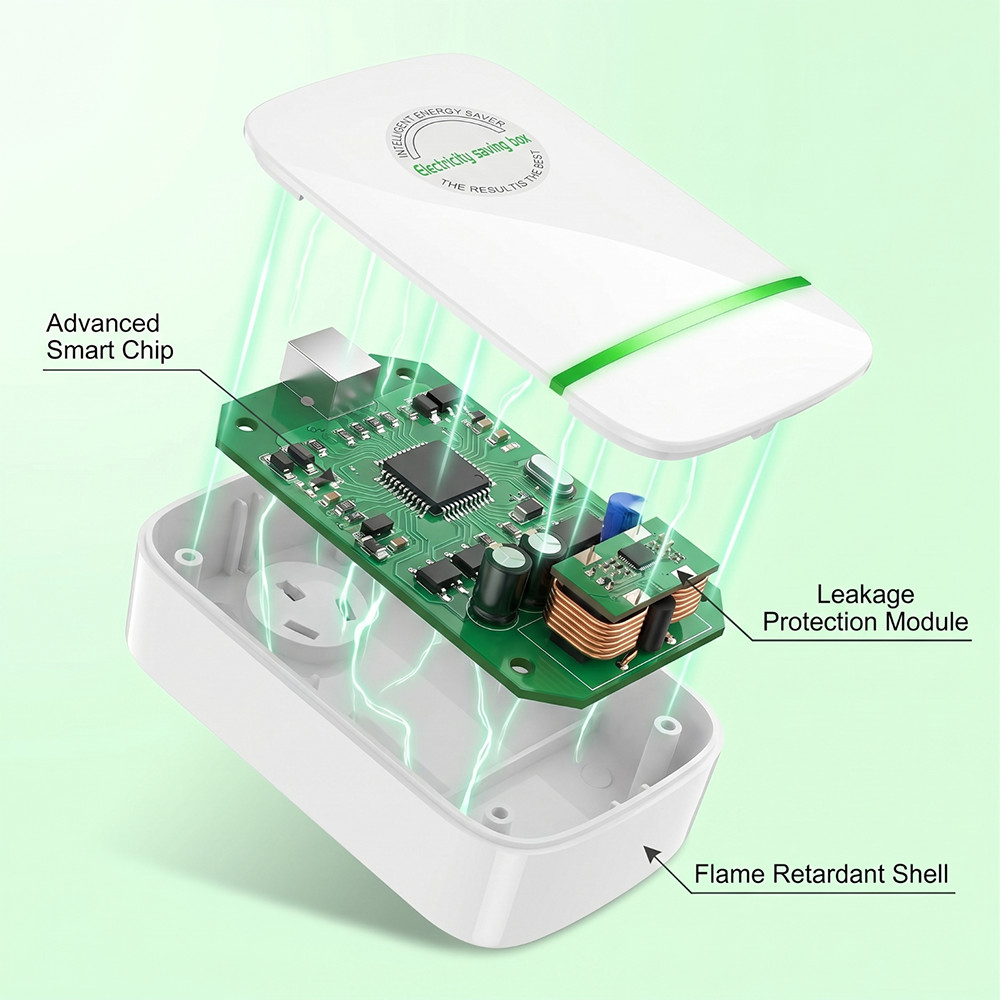 2PCS 28000W Energy Saving Device Electricity Saving Box Stabilize Voltage Device