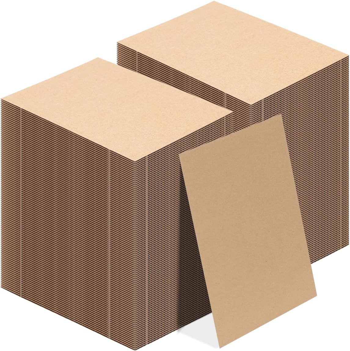 5X7 Corrugated Cardboard Sheets Set of 200, Flat Card Boards Inserts for Craf…