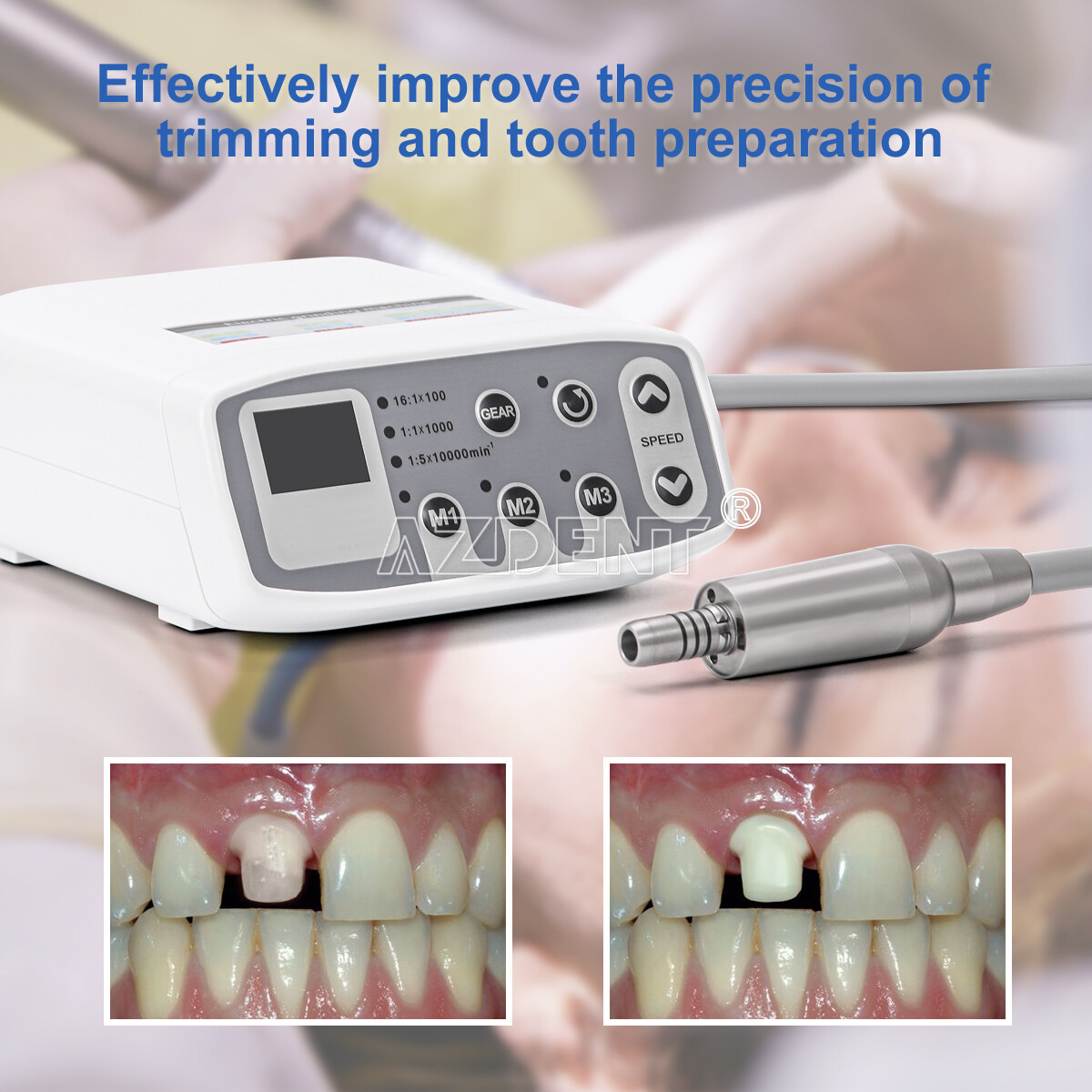 Dental Brushless LED Fiber Electric Micro Motor/1:1/1:5/1:4.2 LED Handpiece