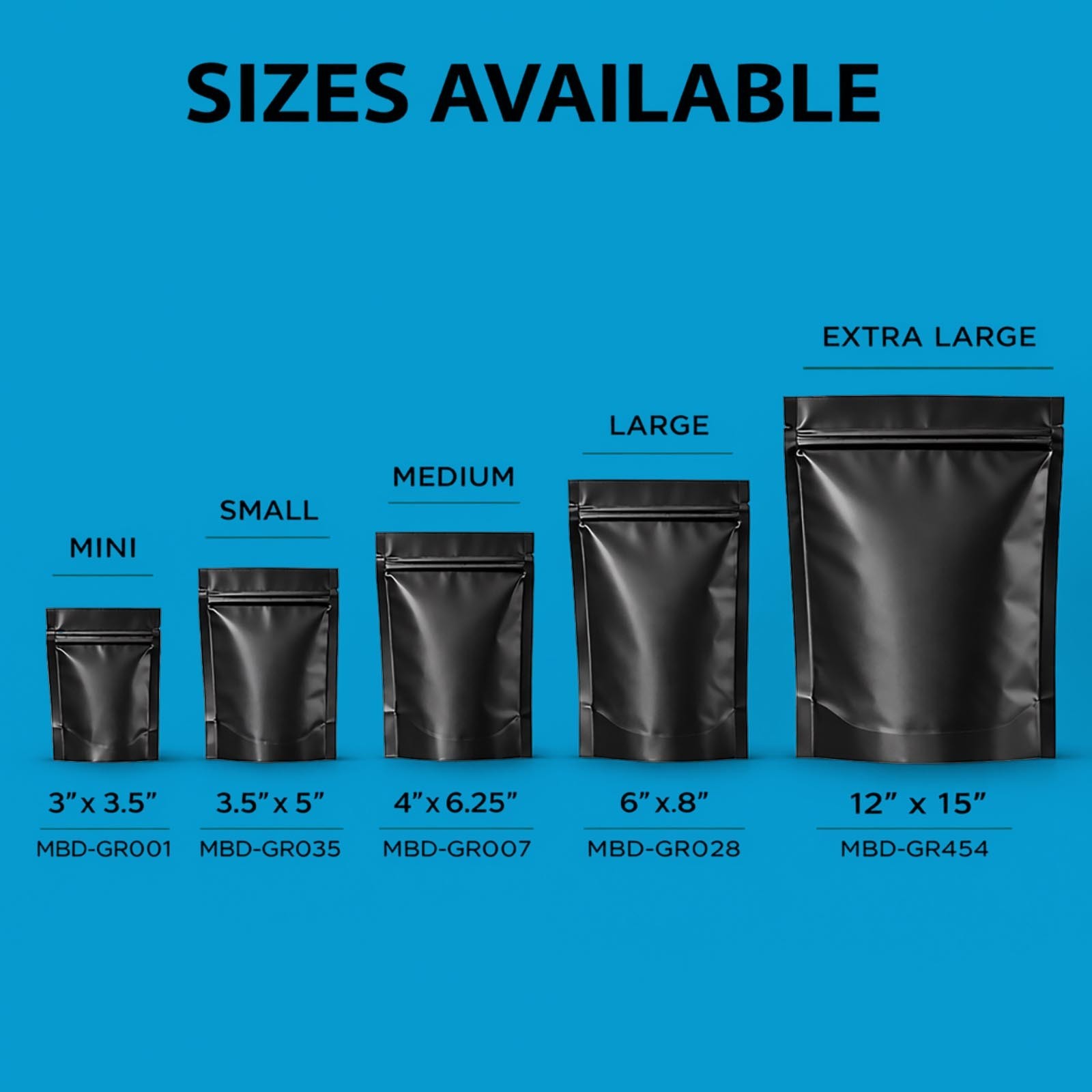 100 Pack 1g Mylar Bags (3” x 3.5”) Assorted Random Designs Packaging Pouches