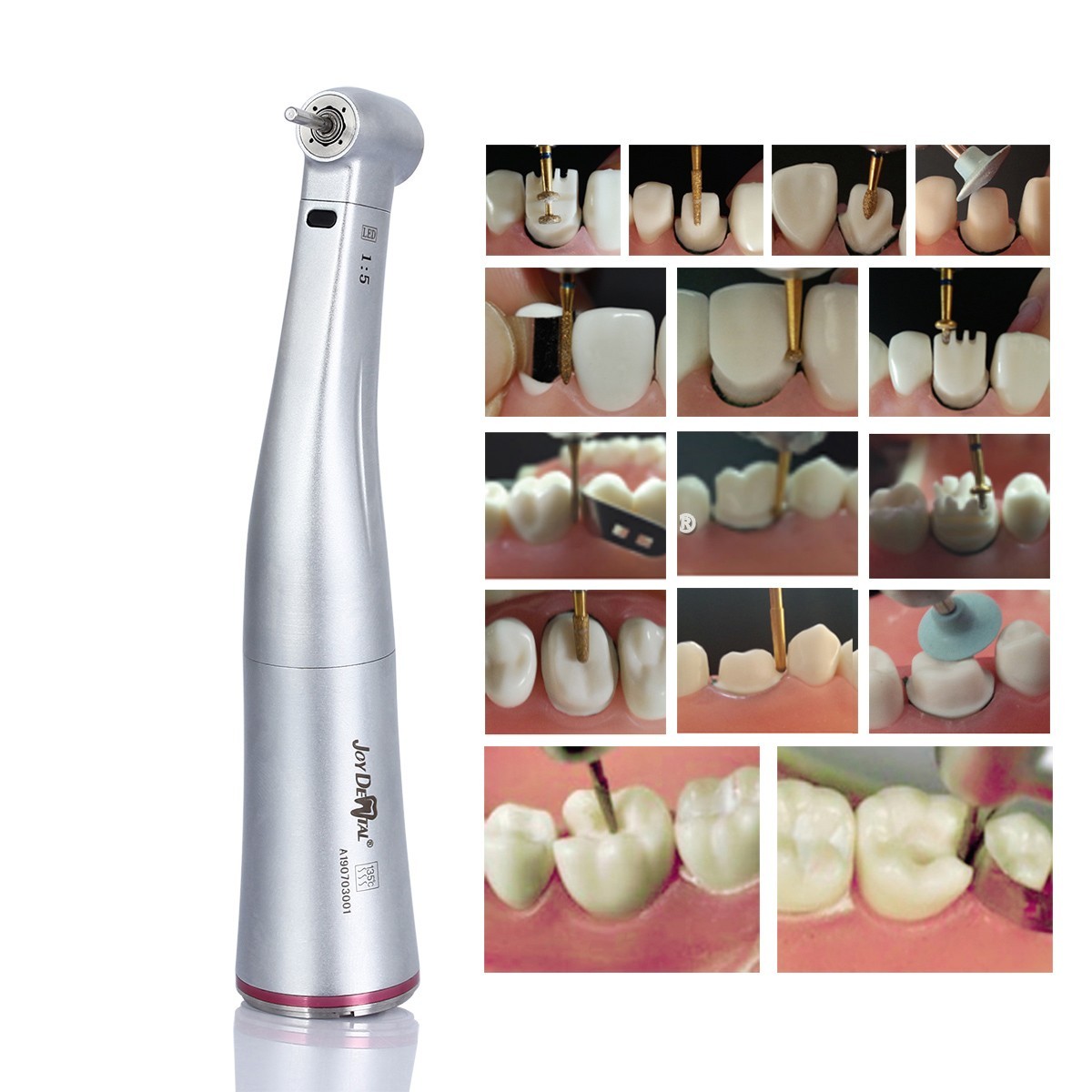 AZDENT Dental LED Electric Micro Motor / LED 1:1 1:5 1:4.2 Increasing Handpiece