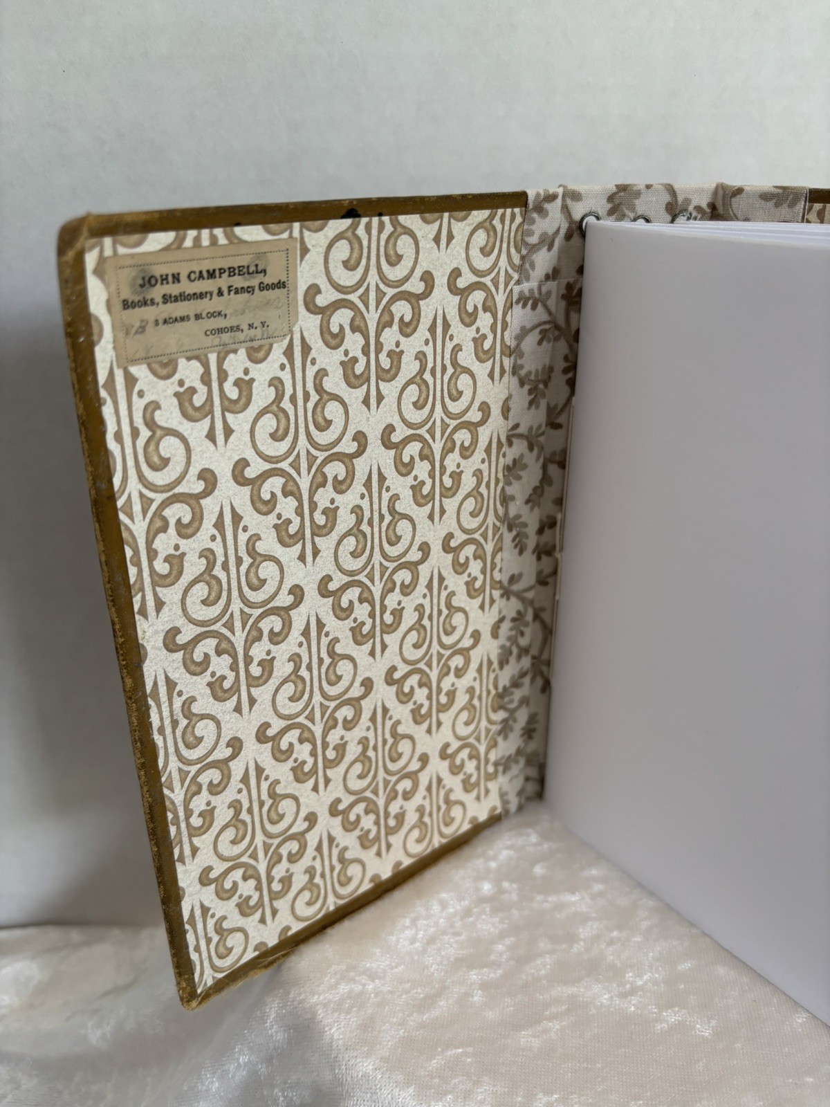 Newly Handmade blank book from a Vintage Scudder’s History of the United States