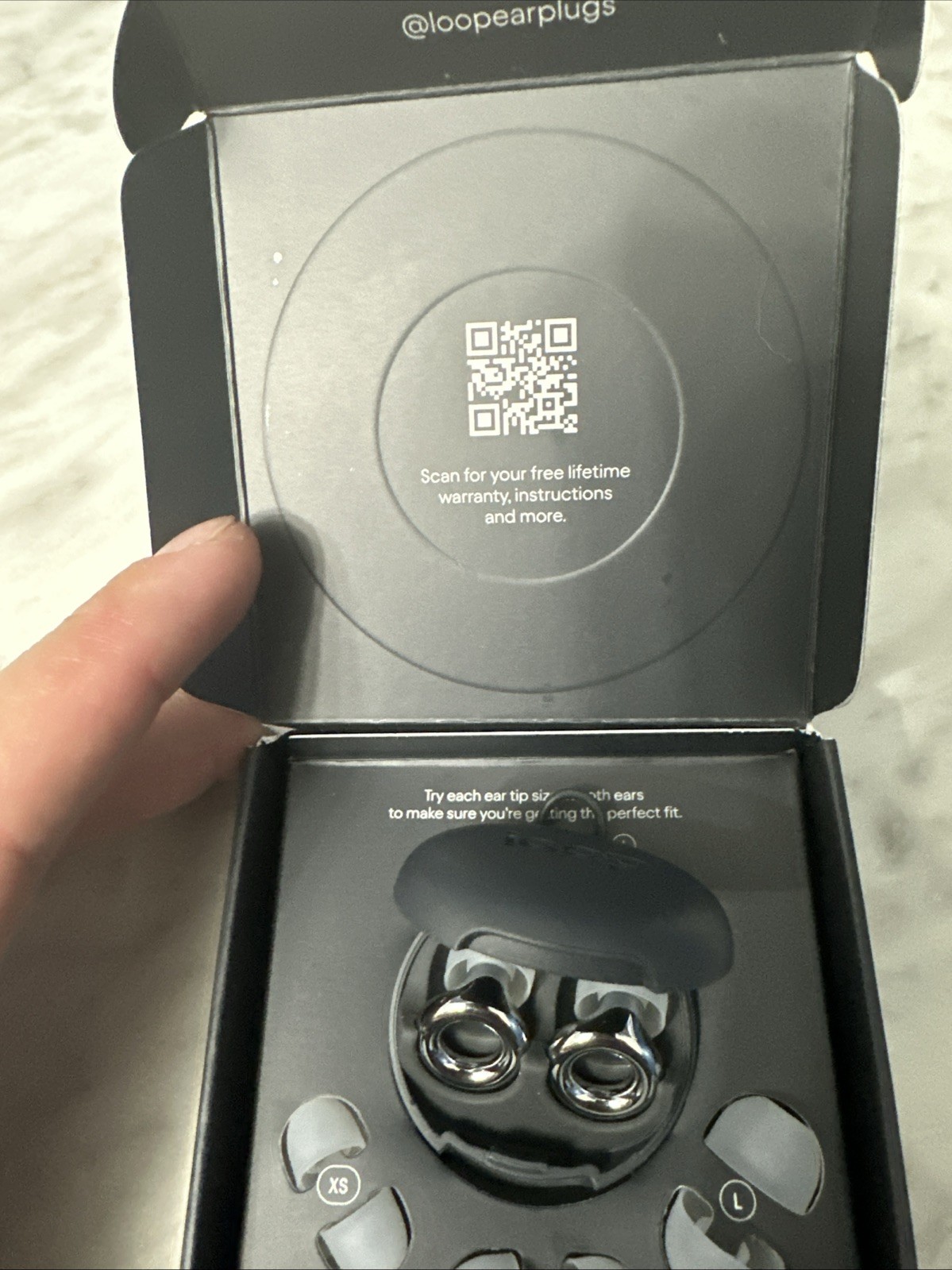 Loop Experience 2 Silver Ear Plugs – Stylish Certified Hearing (High-Fidelity)