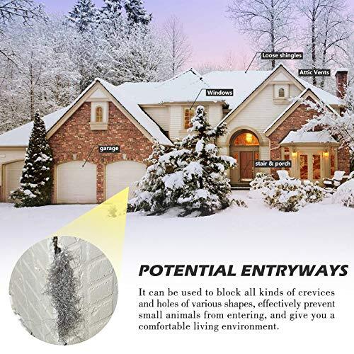 30ft Steel Wool Fill Fabric Coarse Wire Hardware Cloth DIY Kit for Wall Garage