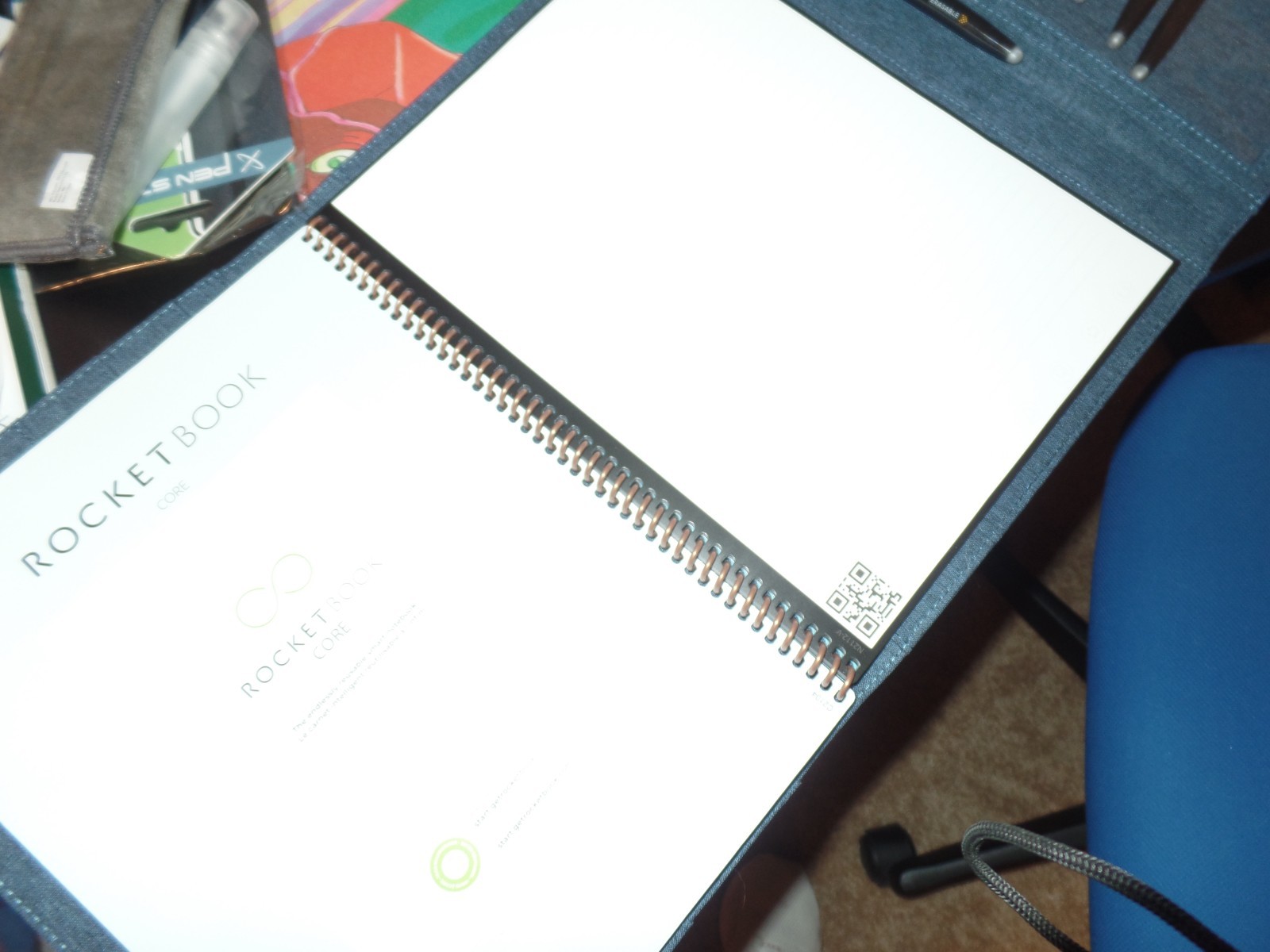 Rocketbook Core Reusable Smart Notebook, 8.5-inch x 11-inch
