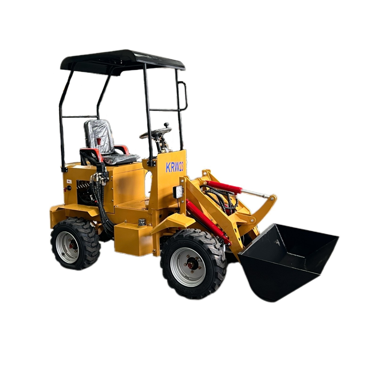 Agrotk Mini Skid Steer Wheel Loader Riding-on 23 HP RATO Gasoline Engine Compact