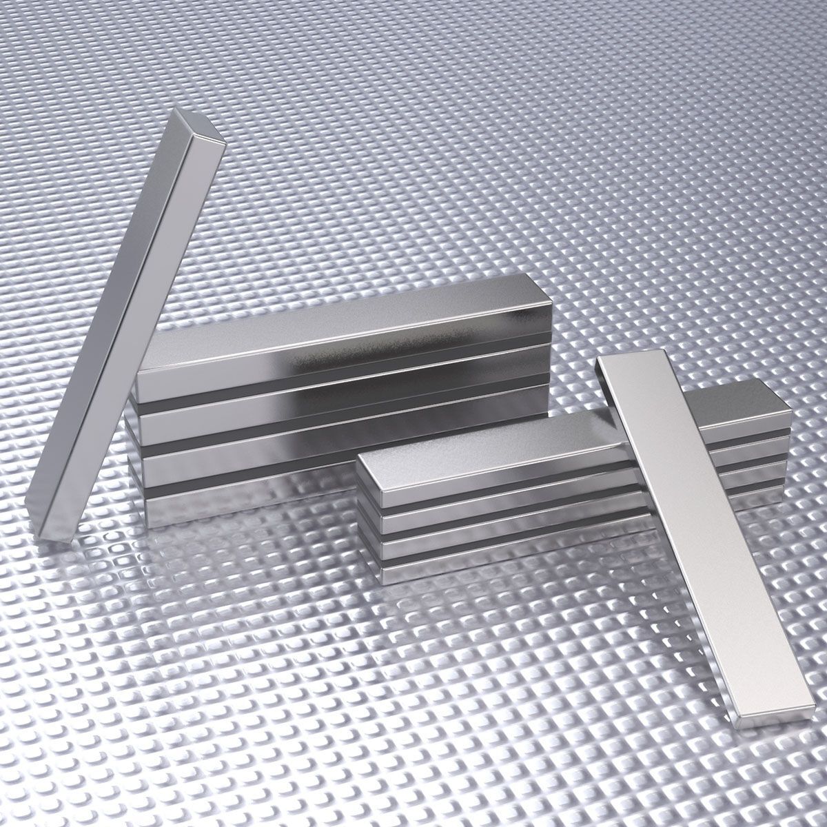 10PCS N52 Strong Neodymium Magnets Rare Earth Lifting Bar Long Magnets 60x10x3mm