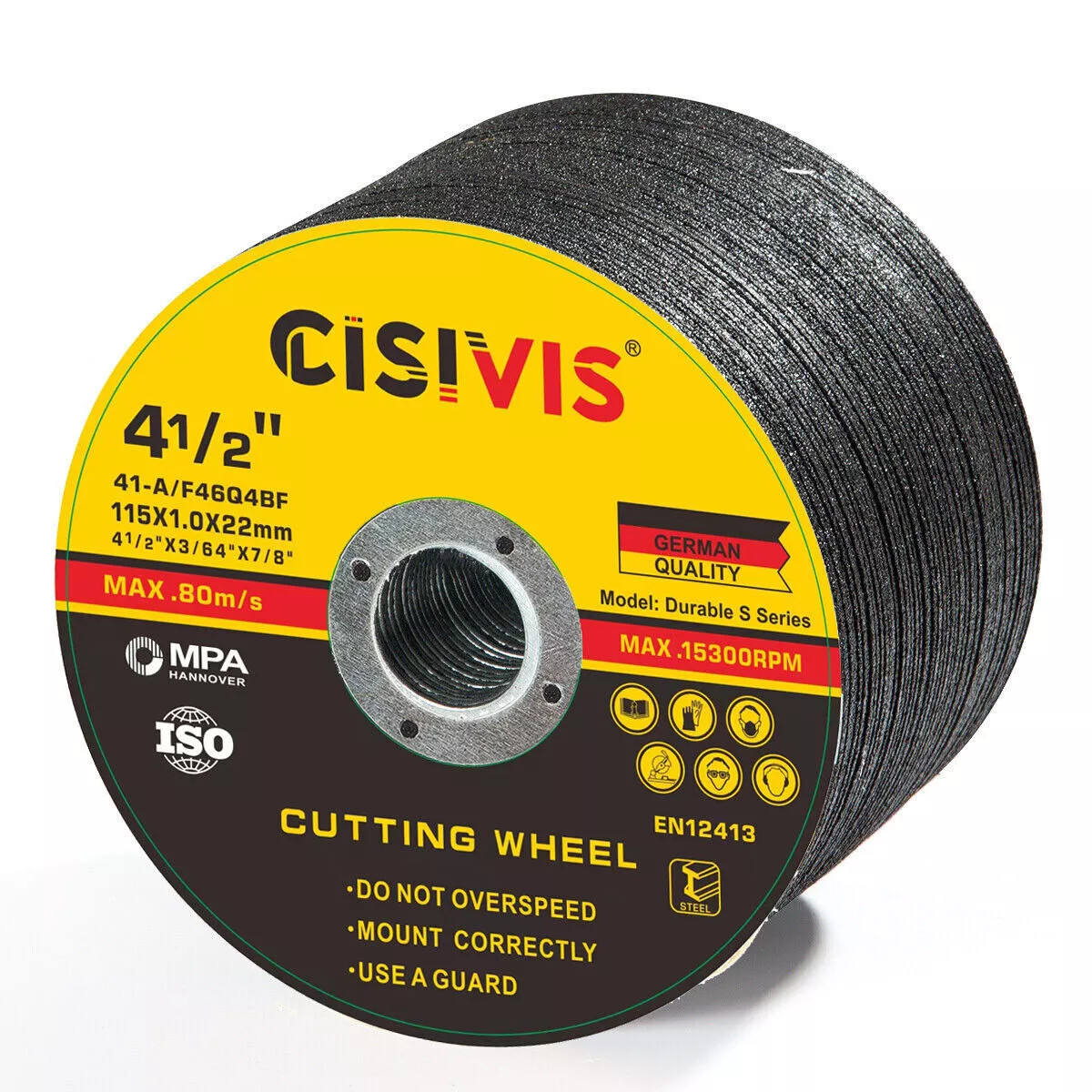 50X Cut Off Wheels 4-1/2″ Metal & Stainless Steel Angle Grinder Cutting Disc