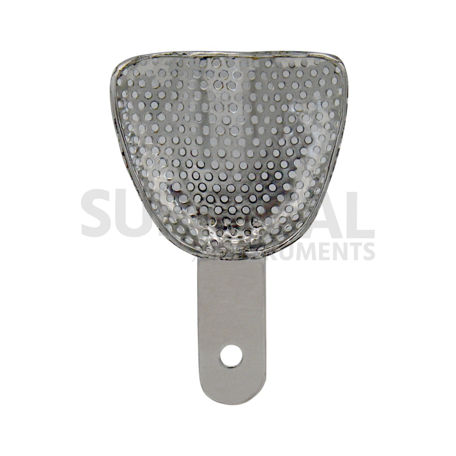 6 Metal Dental Impression Trays set Perforated Upper & Lower Denture Edentulous