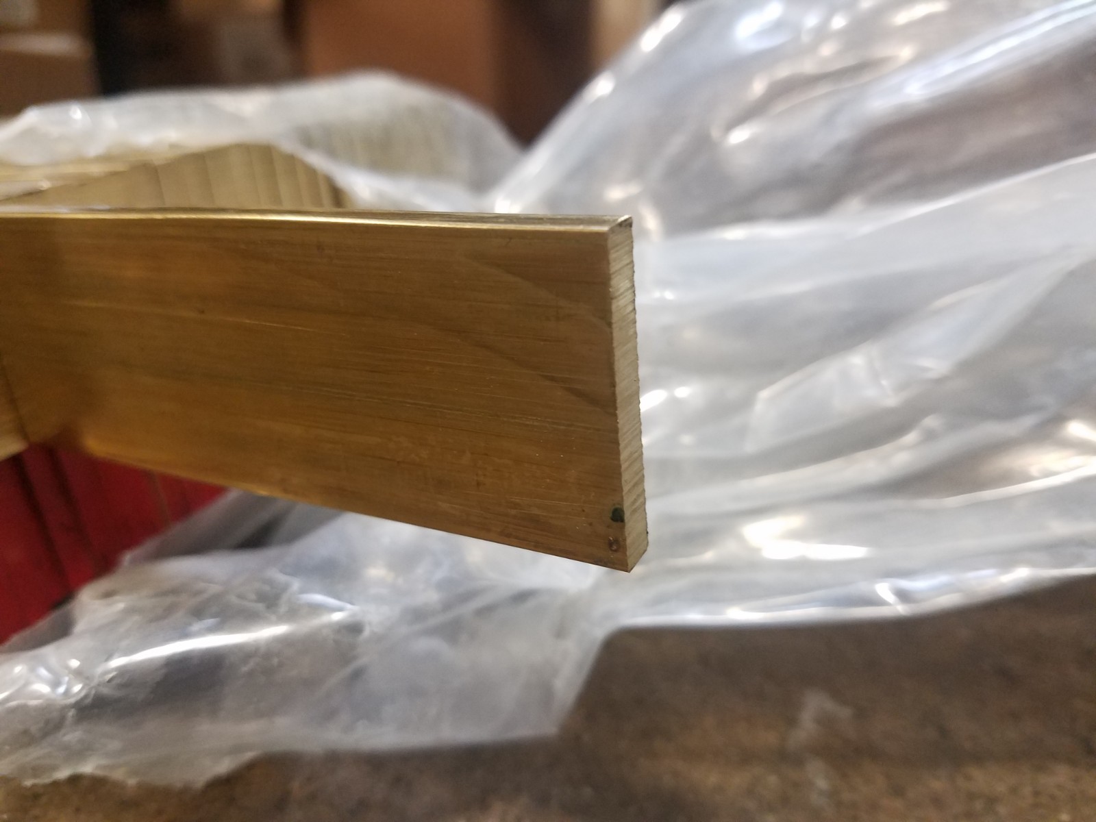 Brass Flat Bar Stock 3/16″ x 1 1/4 x 6″ Knife Making handle bolster C360 Buss
