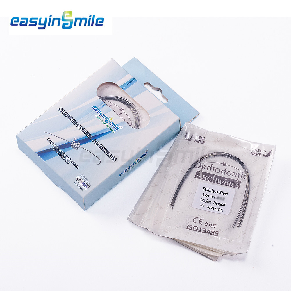 100pcs Dental Orthodontic NITI Arch Wires round natural super elastic Wire 16/20