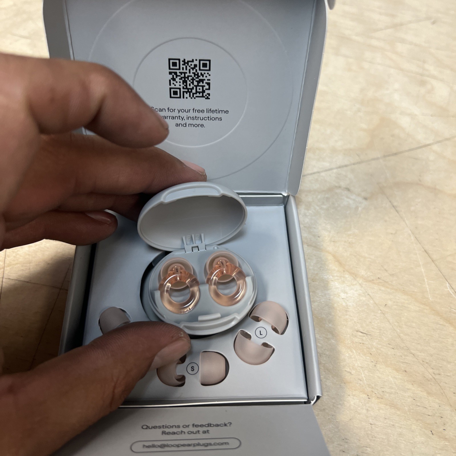 Loop Engage 2 Ear Plugs Everyday Noise Relief with Clear Speech ROSE