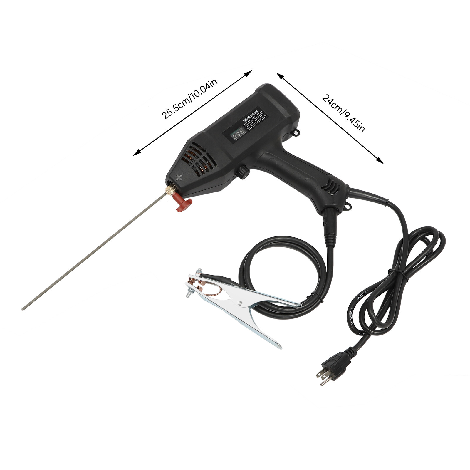 110V 3000W Handheld Electric Welding Machine Kit with Adjustable Current