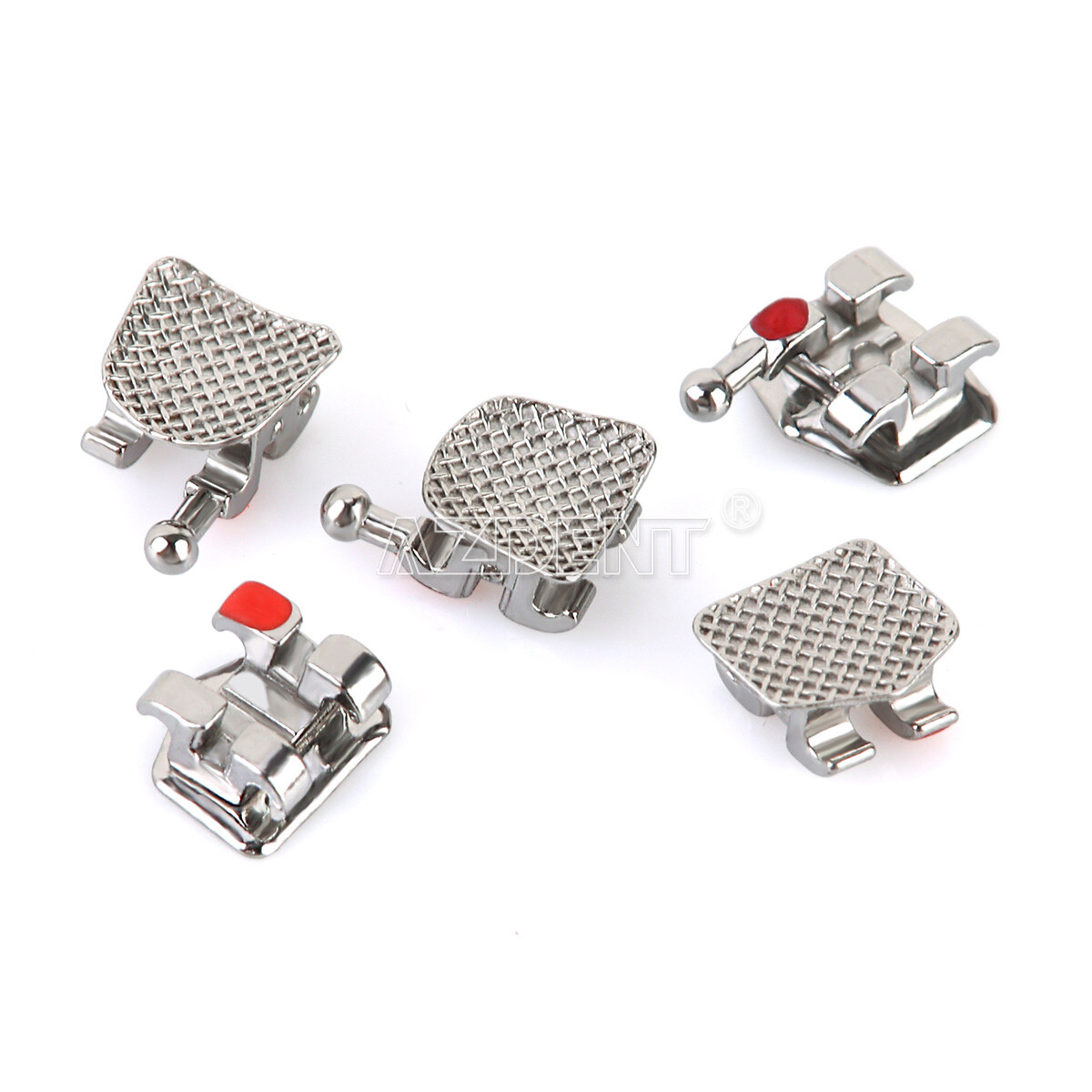 AZDENT Dental Orthodontic Brackets Brace Mini Standard Edgewise Roth MBT 018 022