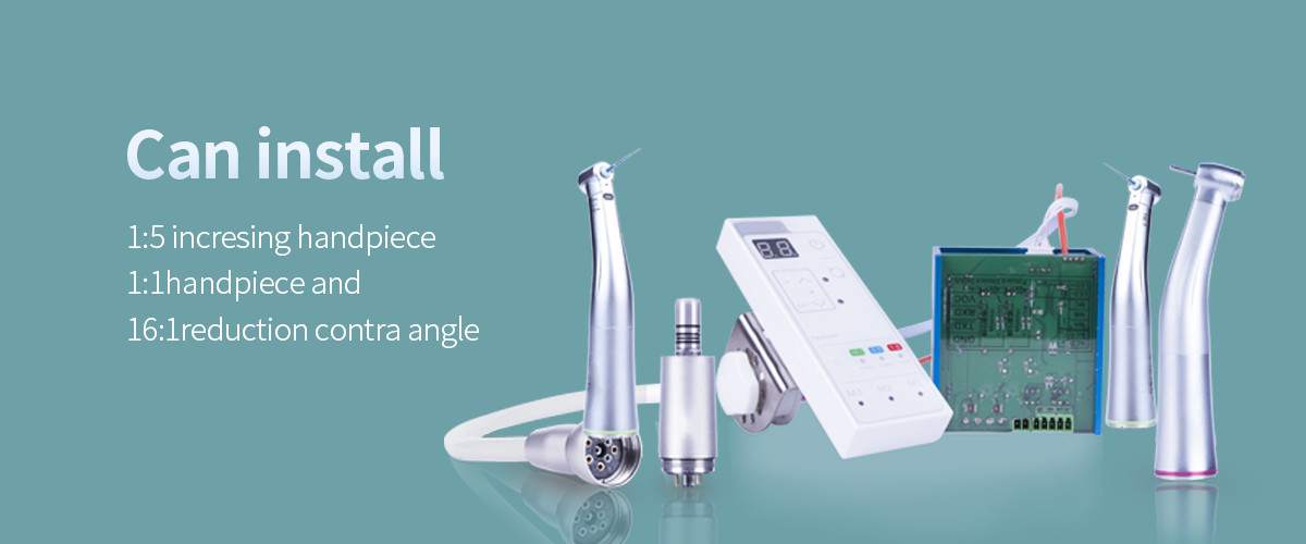 Dental LED Electric Motor Brushless Built in/1:1 1:5 Contra Angle Handpiece Y1M