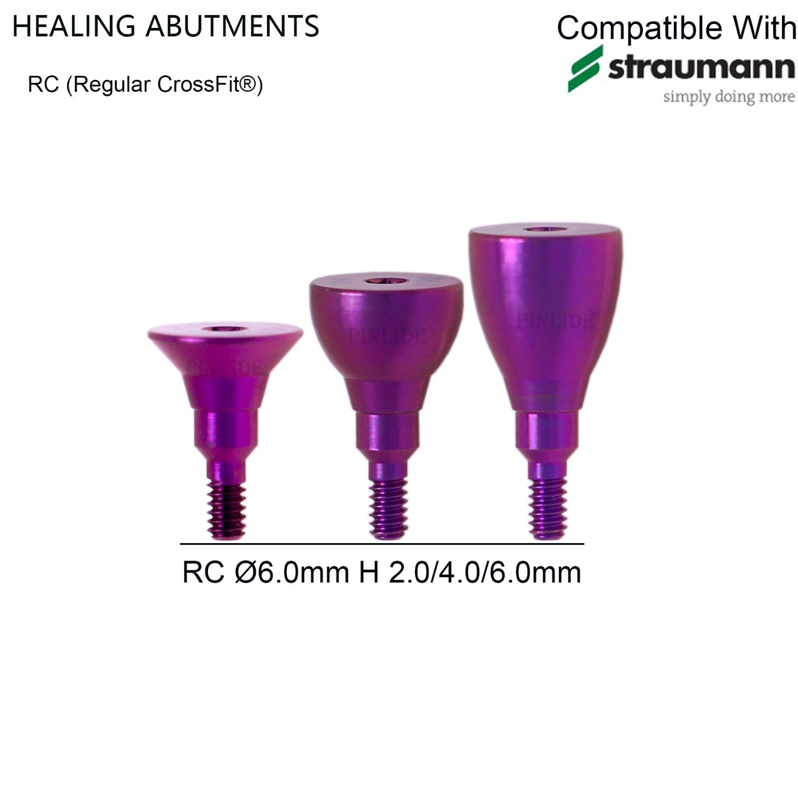 Dental Healing Cap Abutment Straumann ITI BL/BLT Compatible NC/RC Cover Screw