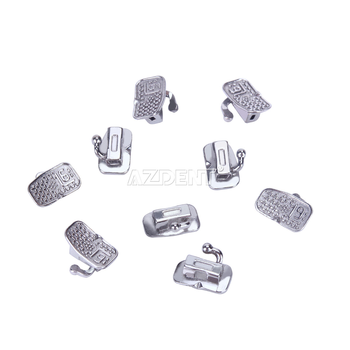 Dental Orthodontic Buccal Tubes 1st 2nd Molar Tube Roth MBT 022 Bondable AZDENT
