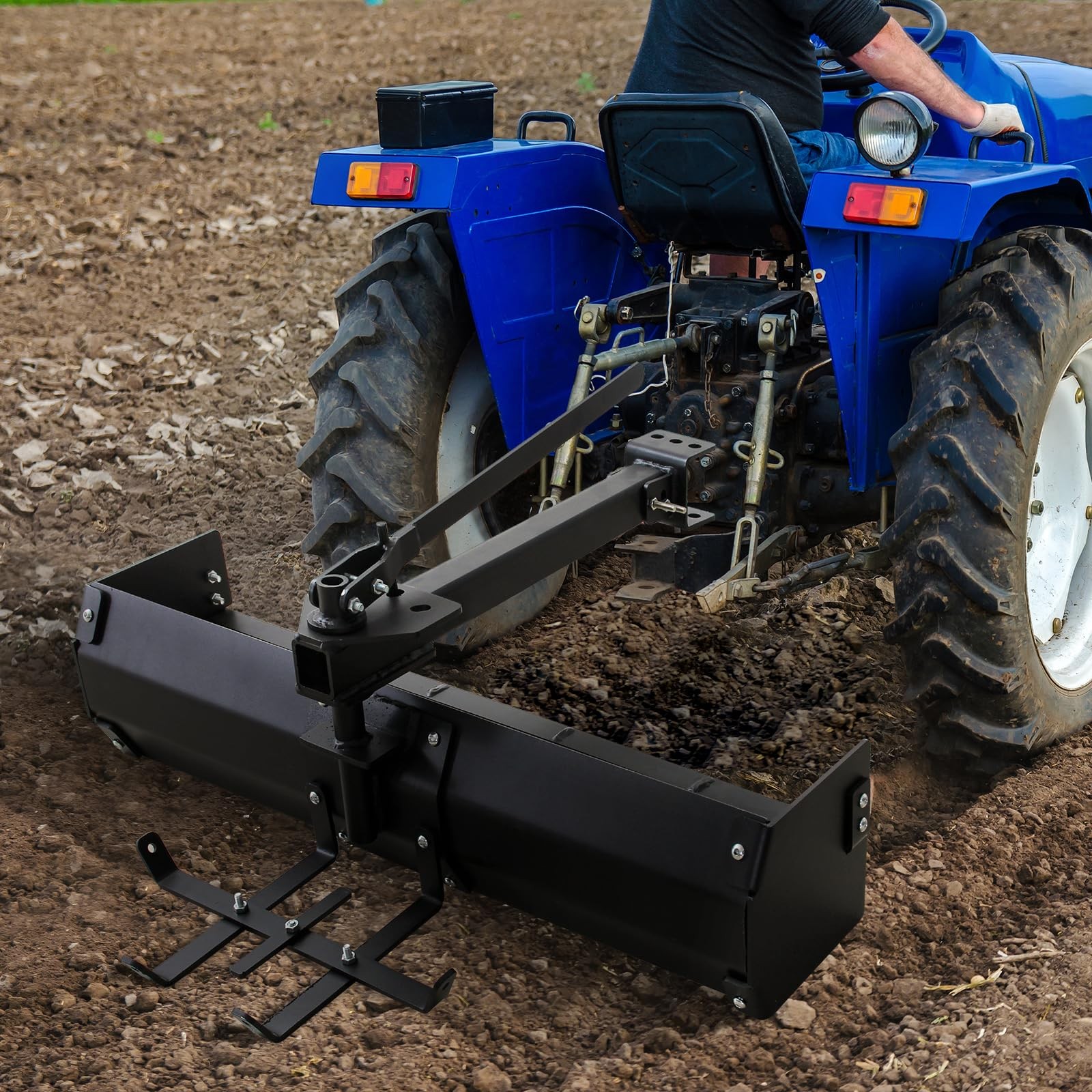 42″ Tow Behind Box Scraper Lawn Tractor Attachments for ATV UTV Tractor Mower US