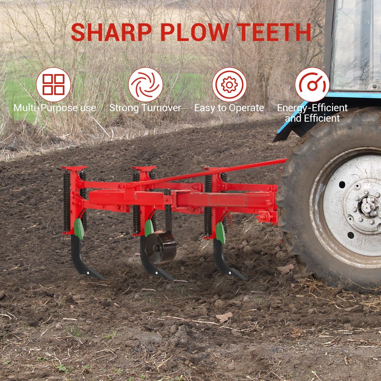 1/6pcs 18” Box Blade Shank Scarifier Shanks Teeth 4 Holes Box Scraper Shank