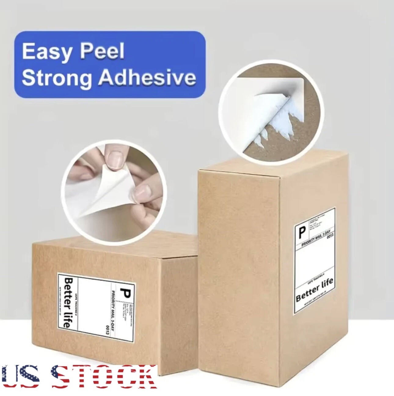 500Pack 500 4×6 Thermal Shipping Labels Foldable Any Prints Thermal LabelmPaper