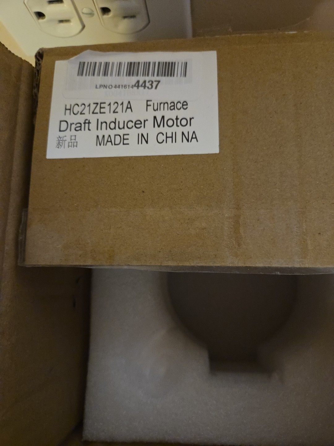 HC21ZE121A Draft Inducer Motor Replacement for Carrier / Bryant /Payne Furnaces