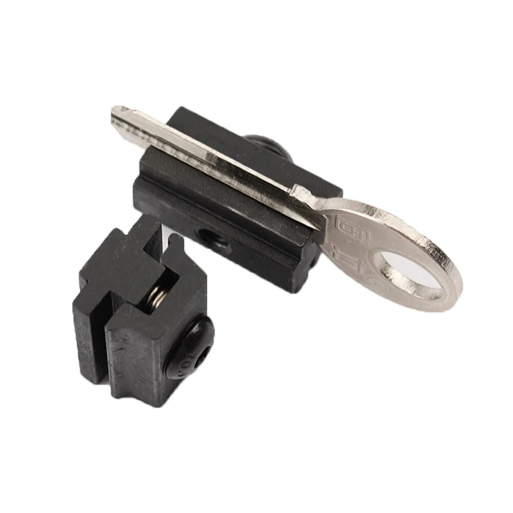 1Set Key Clamp Vertical Fixture Auxiliary Tooth Opening Locksmith Double-side