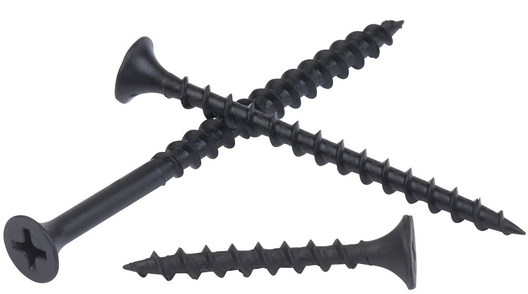 Phillips Bugle Head ( 3/4″ – 6″ ) phosphate Black Coarse Drywall / Wood Screws