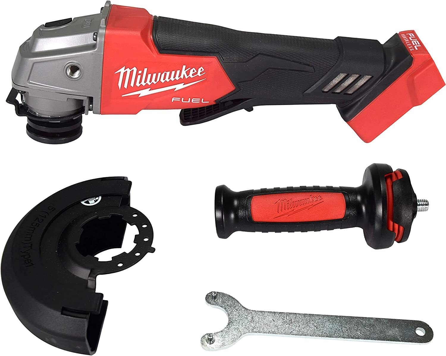 Milwaukee 2880-20 M18 FUEL 4-1/2″ / 5″ Grinder Paddle Switch, No-Lock