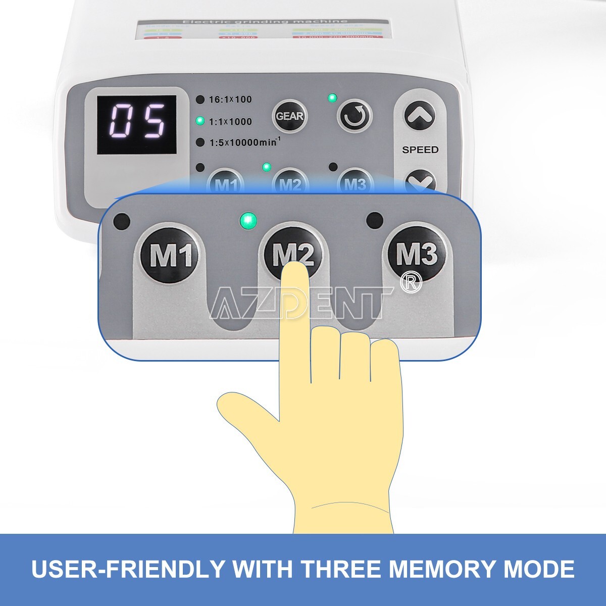 Dental Brushless LED Electric Micro Motor Internal Spray 1:1/1:5/16:1 QI901 USA