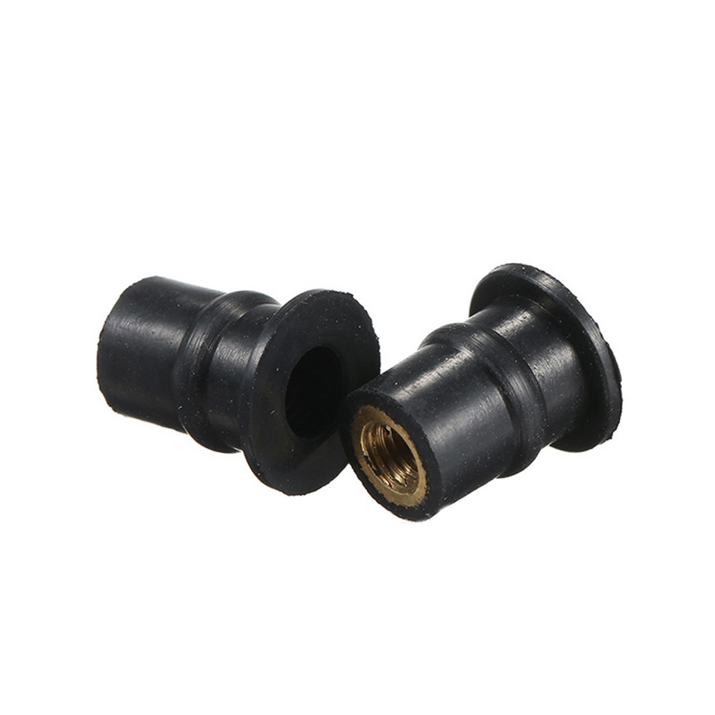 Rubberized Brass Nuts Neoprene Well Nuts Various Sizes High Strength Rubber
