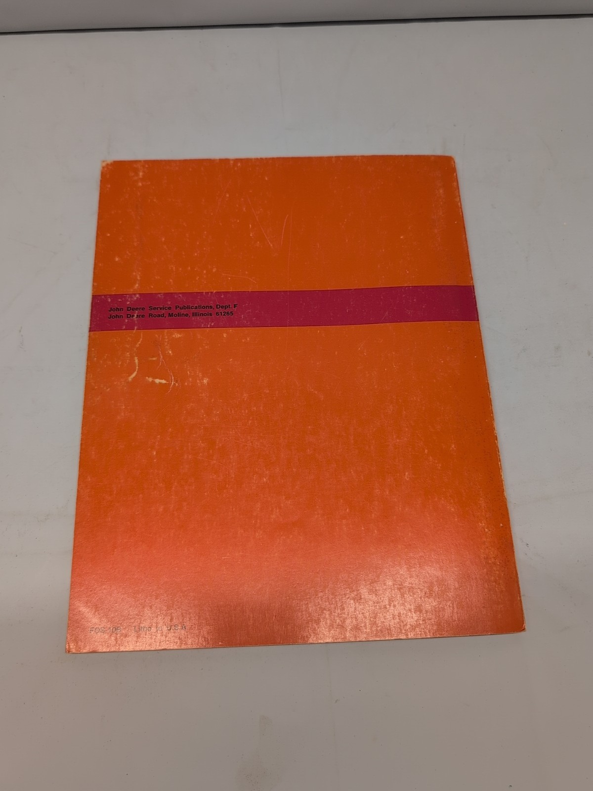 John Deere Fundamentals Of Service FOS Hydraulics Manual 1967 1972 FOS-10