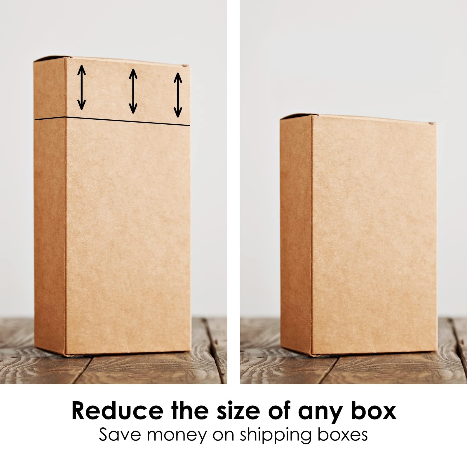 Resizer Tool with Scoring Wheel – Cardboard reducer to Customize Boxes – scor…