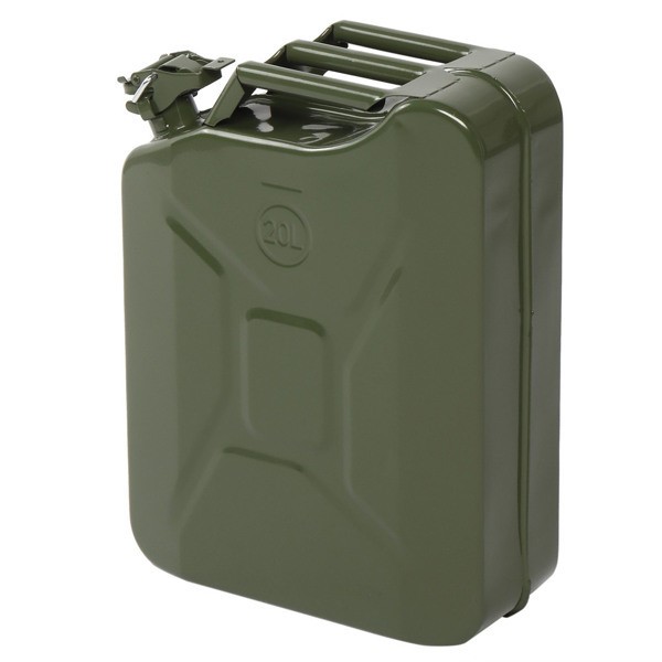 3 Pcs 20L Portable American Fuel Oil Petrol Diesel Storage Can Army Green
