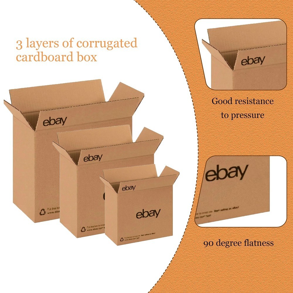 25-100pcs 12″x6″x6″ 8″x8″x8″ Shipping Packing corrugated cardboard boxes ebay UL