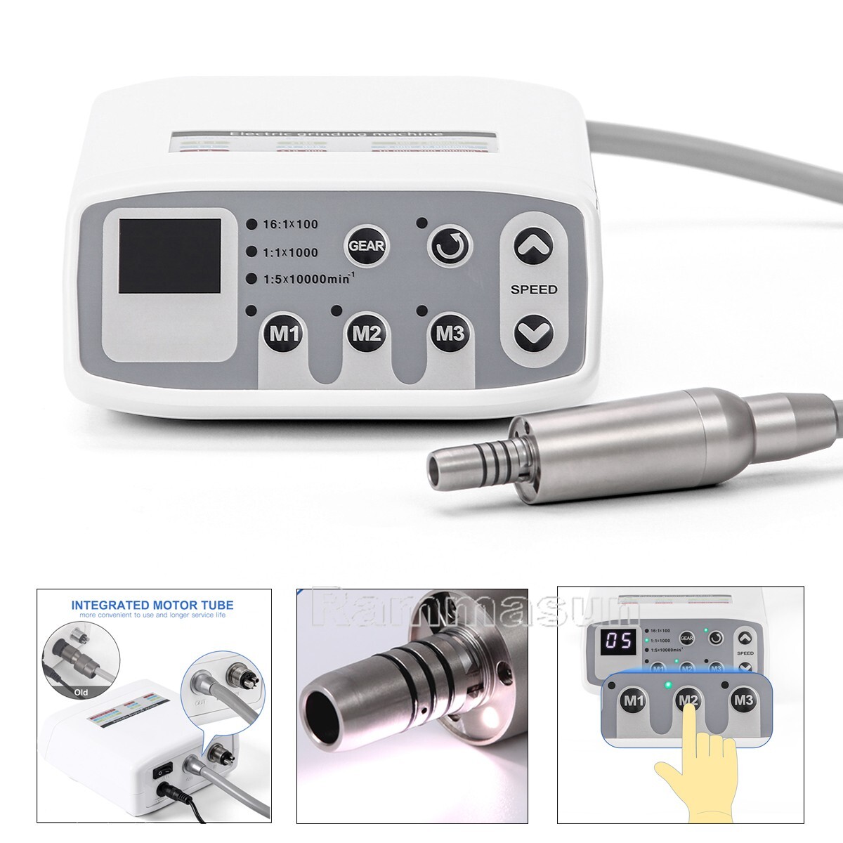 Dental LED Brushless Electric micro motor fit 1:1/1:5/16:1 Low Speed Handpiece