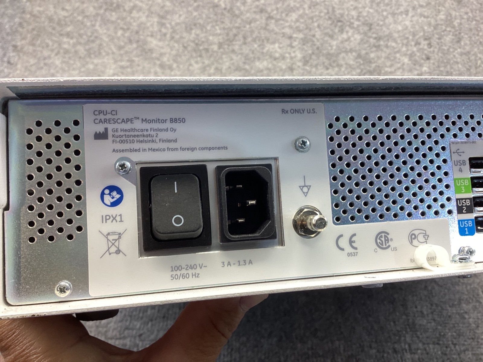 Carescape Monitor B850 CPU-CI General Electric