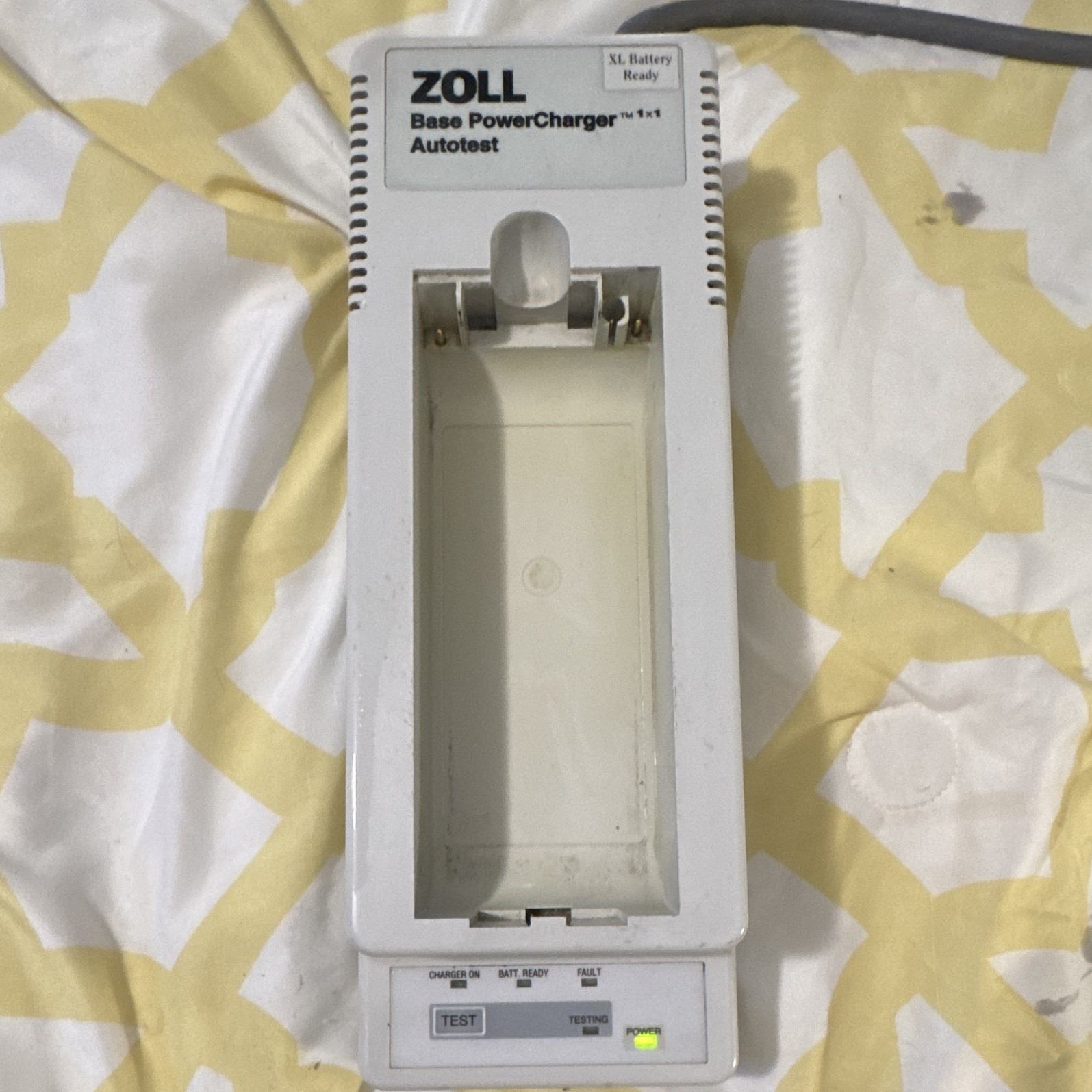 ZOLL Base PowerCharger Autotest 1×1 XL Defibrillator Battery Charger