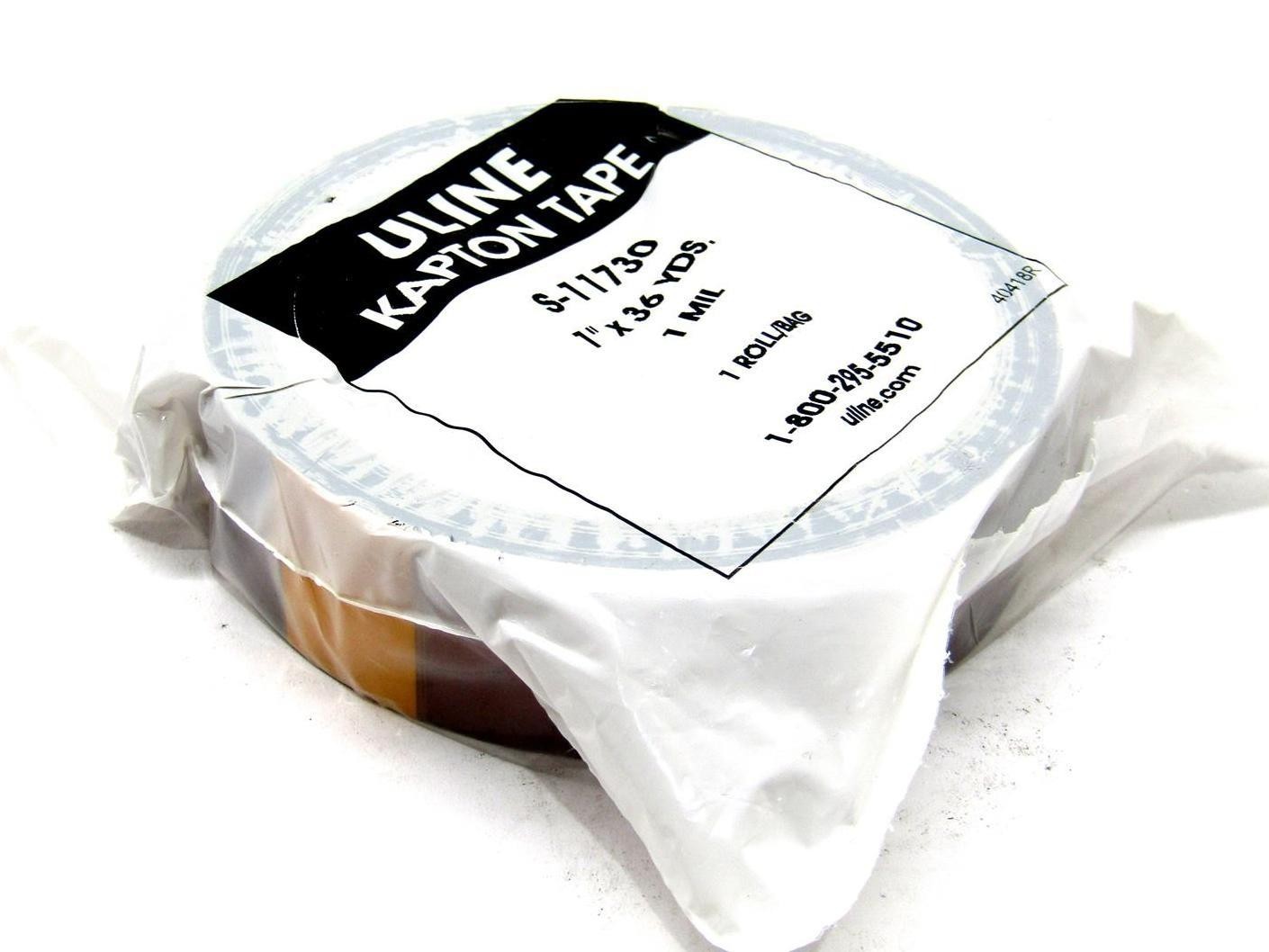 Uline S-11730 Kapton Tape | 1″ x 36 YDS, 1 MIL