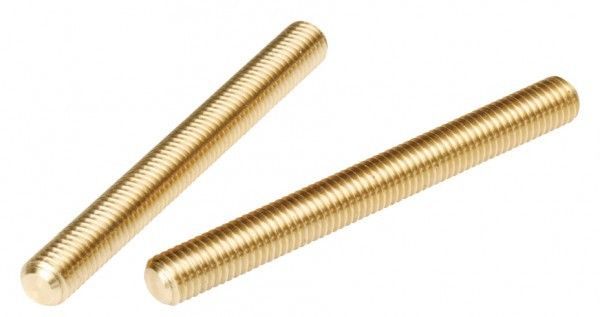 Solid Brass All Thread Threaded Rod Bar Studs 1/4-20 x 24″
