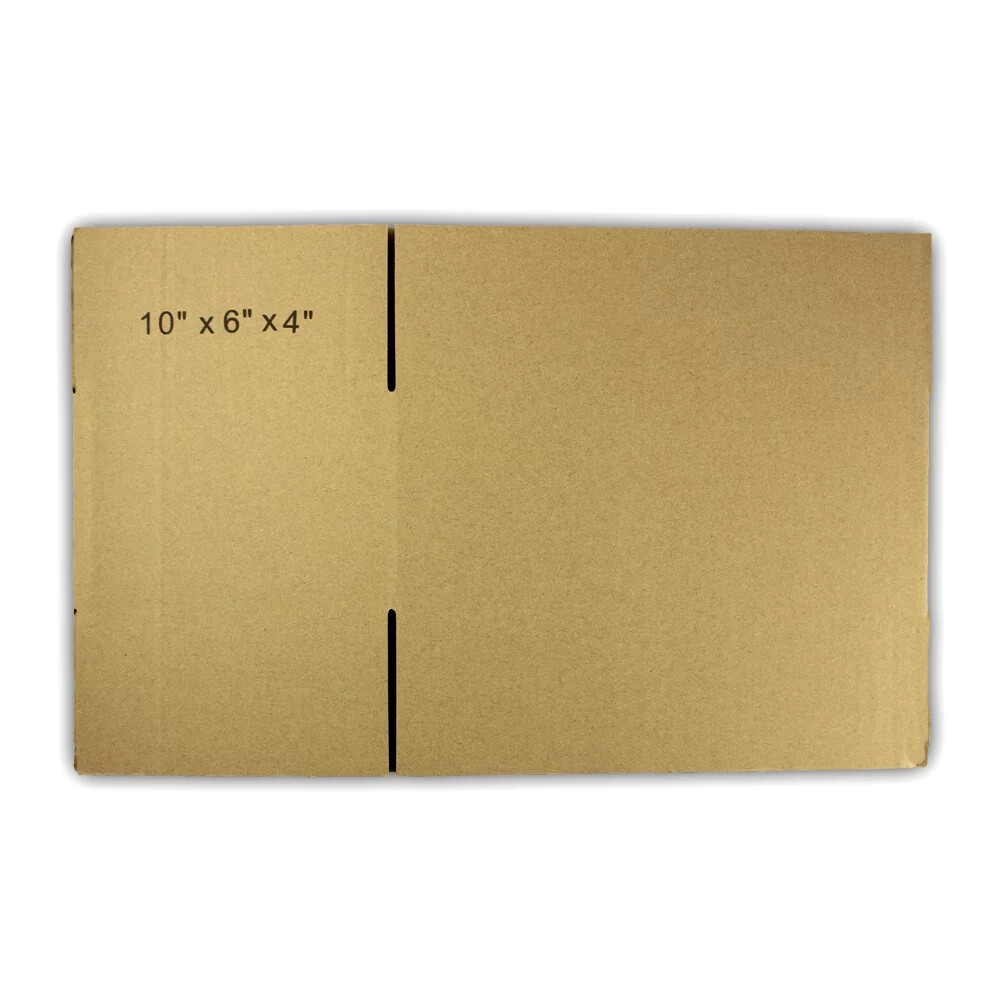 10x6x4 Cardboard Boxes – Mailing/Packing/Shipping Corrugated Carton (25/50/100)