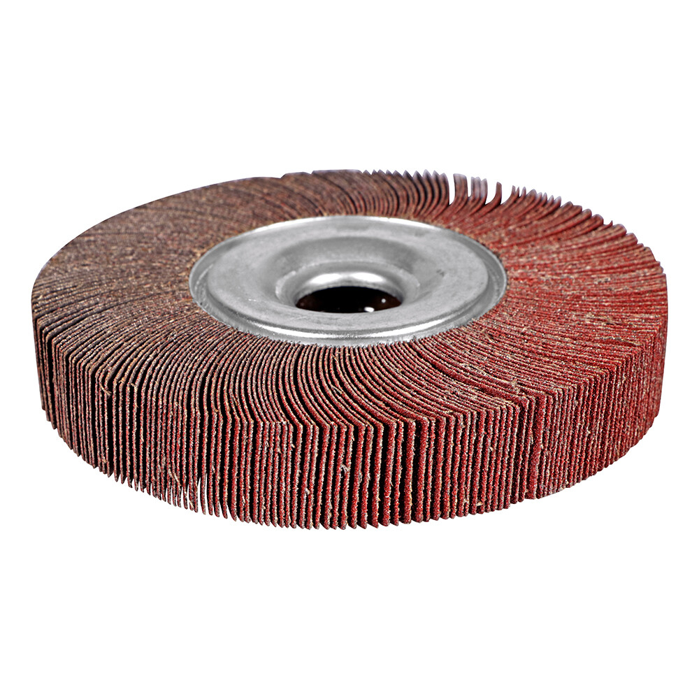 5 Pack – 6″ x 1″ x 1″ Inch 60 Grit Bench Pedestal Grinder Unmounted Flap Wheel
