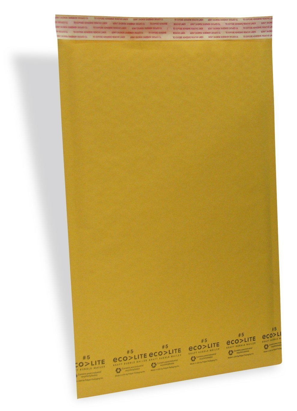 100 #5 10.5×16 ” Ecolite ” Kraft Bubble Mailers Padded Envelopes Bags Self Seal