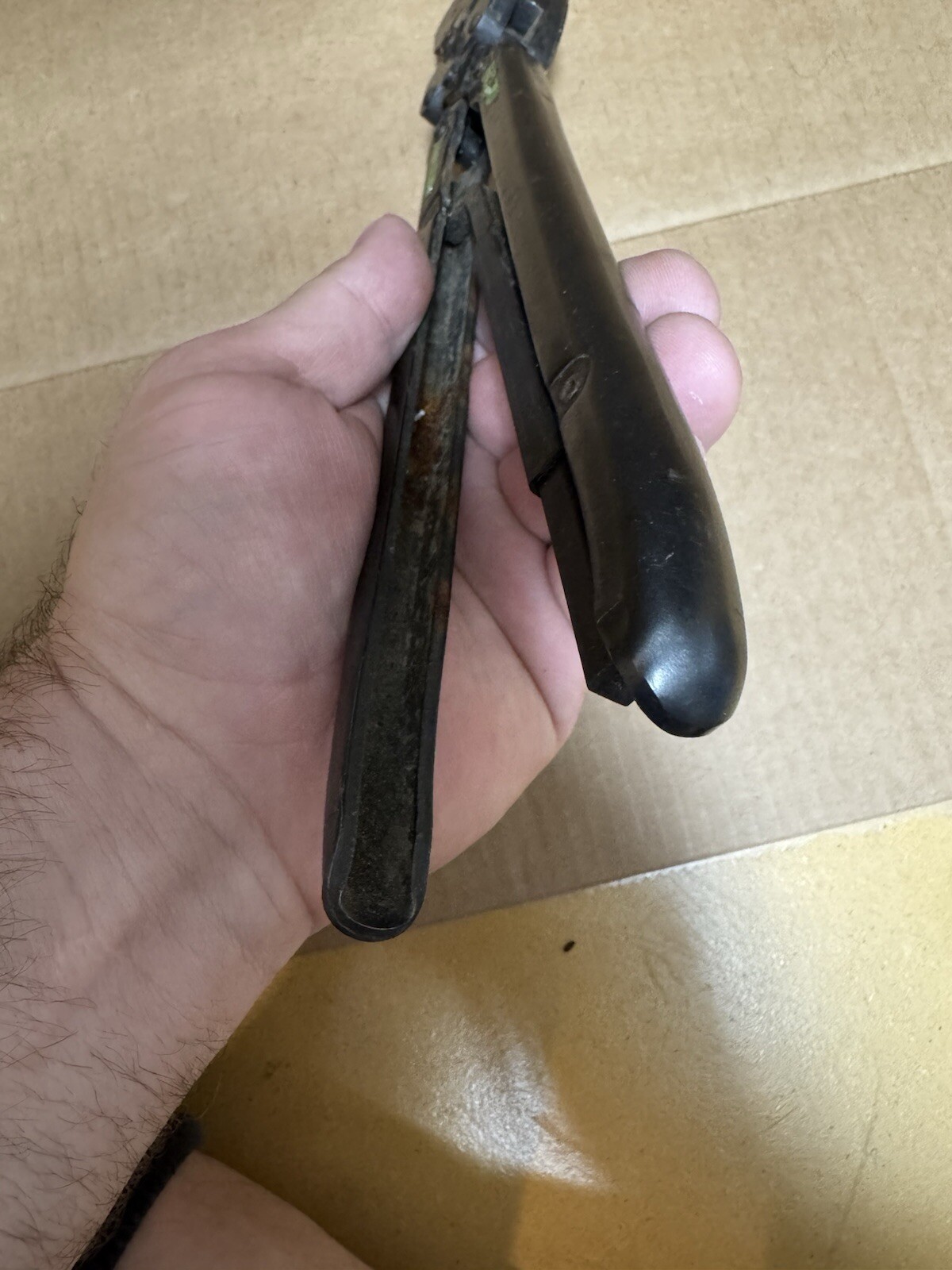 Unknown AMP Hand Crimping Tool MOD D Aircraft USA Green AS IS READ ? (69335) ?