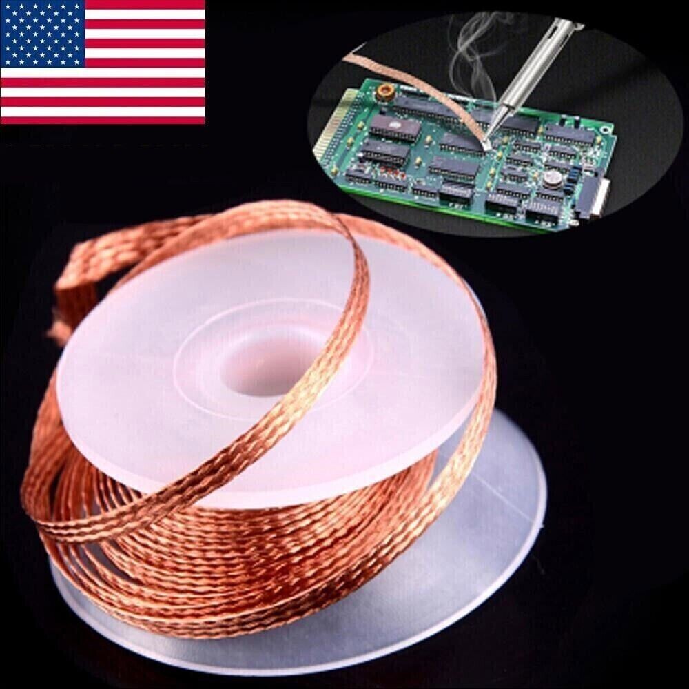 1PC 3.5mm 1.5M Desoldering Braid Solder Remover Wick Wire Repair Tool New