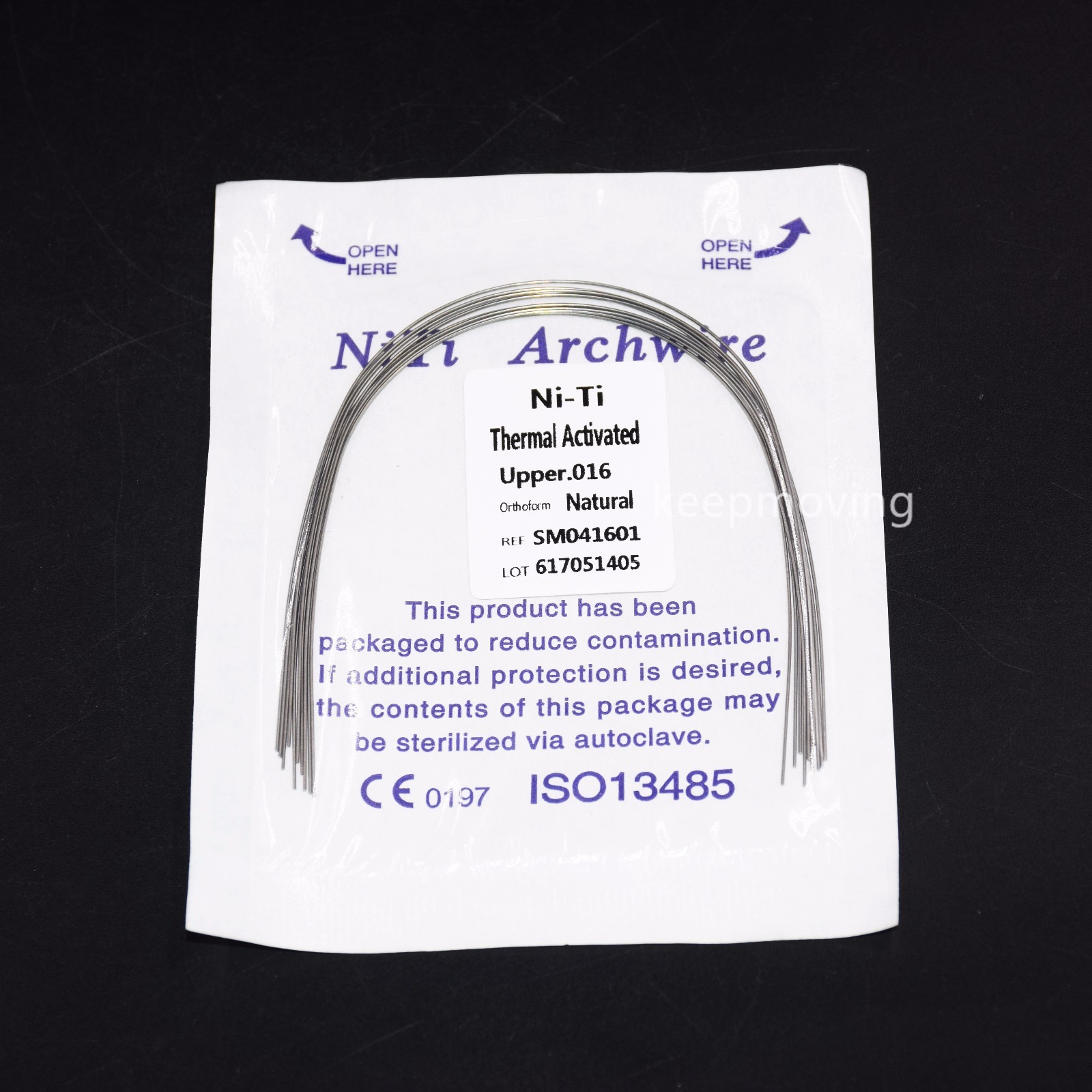 10 Pcs Dental Ortho Niti Thermal Activated Round Natural Arch Wire Form All U/L