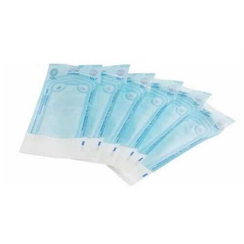 BriteDent 3.50″ x 6.25″ Self-Sealing Sterilization Pouch, Paper/Blue 200/Box