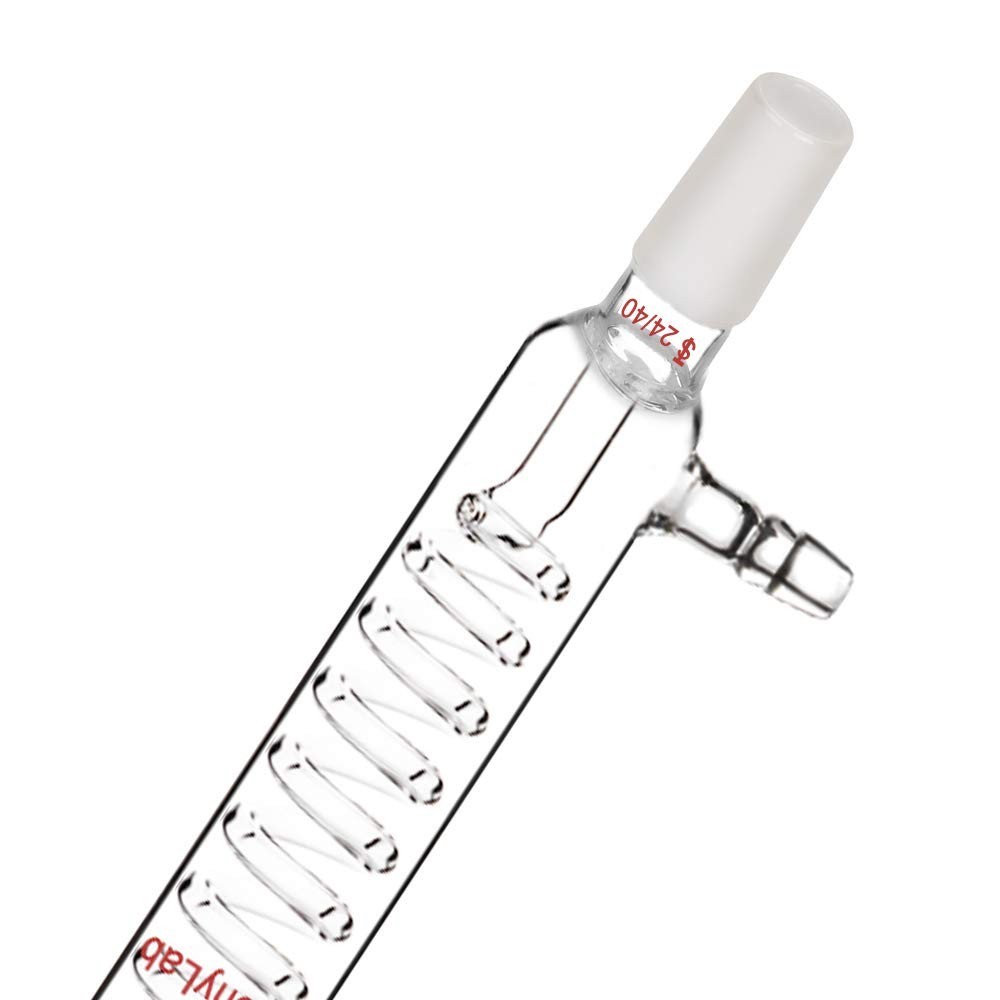 Graham Condenser with 24/40 Joint and 500mm Length for Chemistry Applications