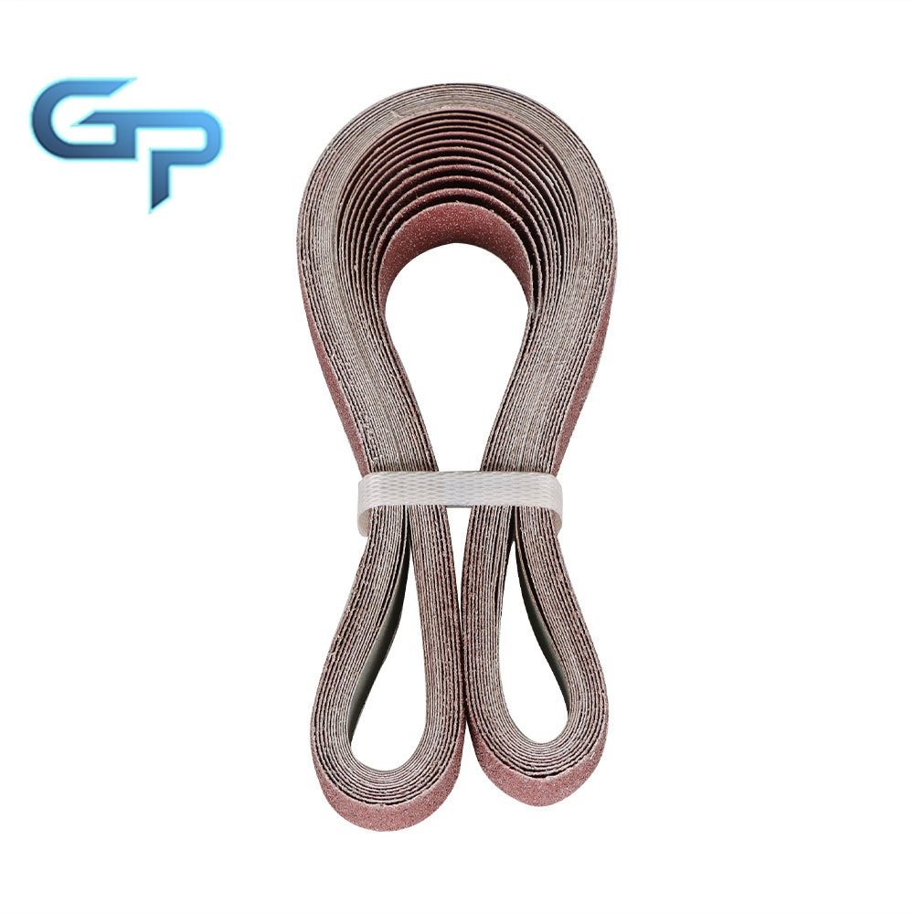 New 1 In x 42 In Sanding Belts 60 80 120 150 240 400 Grits Red Belt Sandpaper