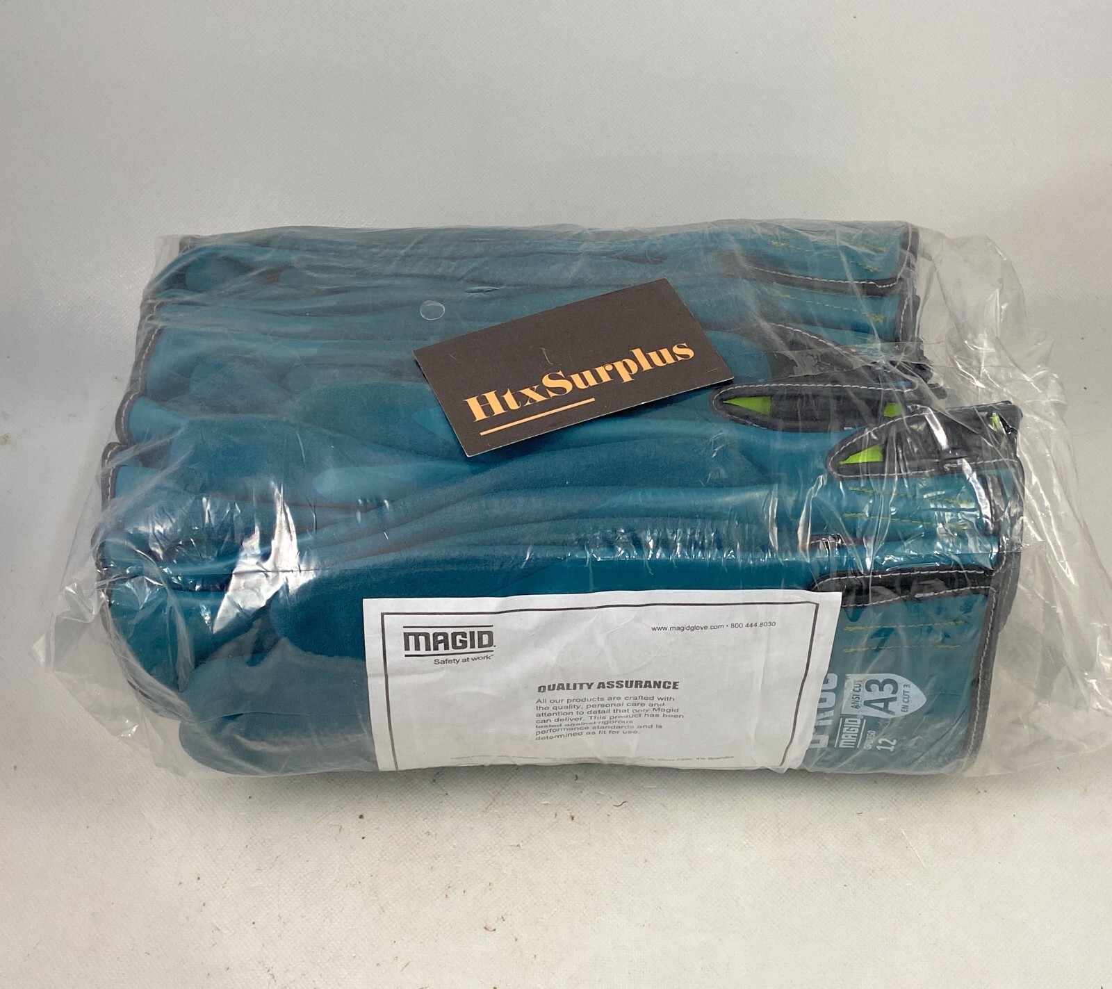 3XL Nitrile Cut/Oil/Chemical Resistant Lab Work Gloves, Knit Lined, Liquid-Proof