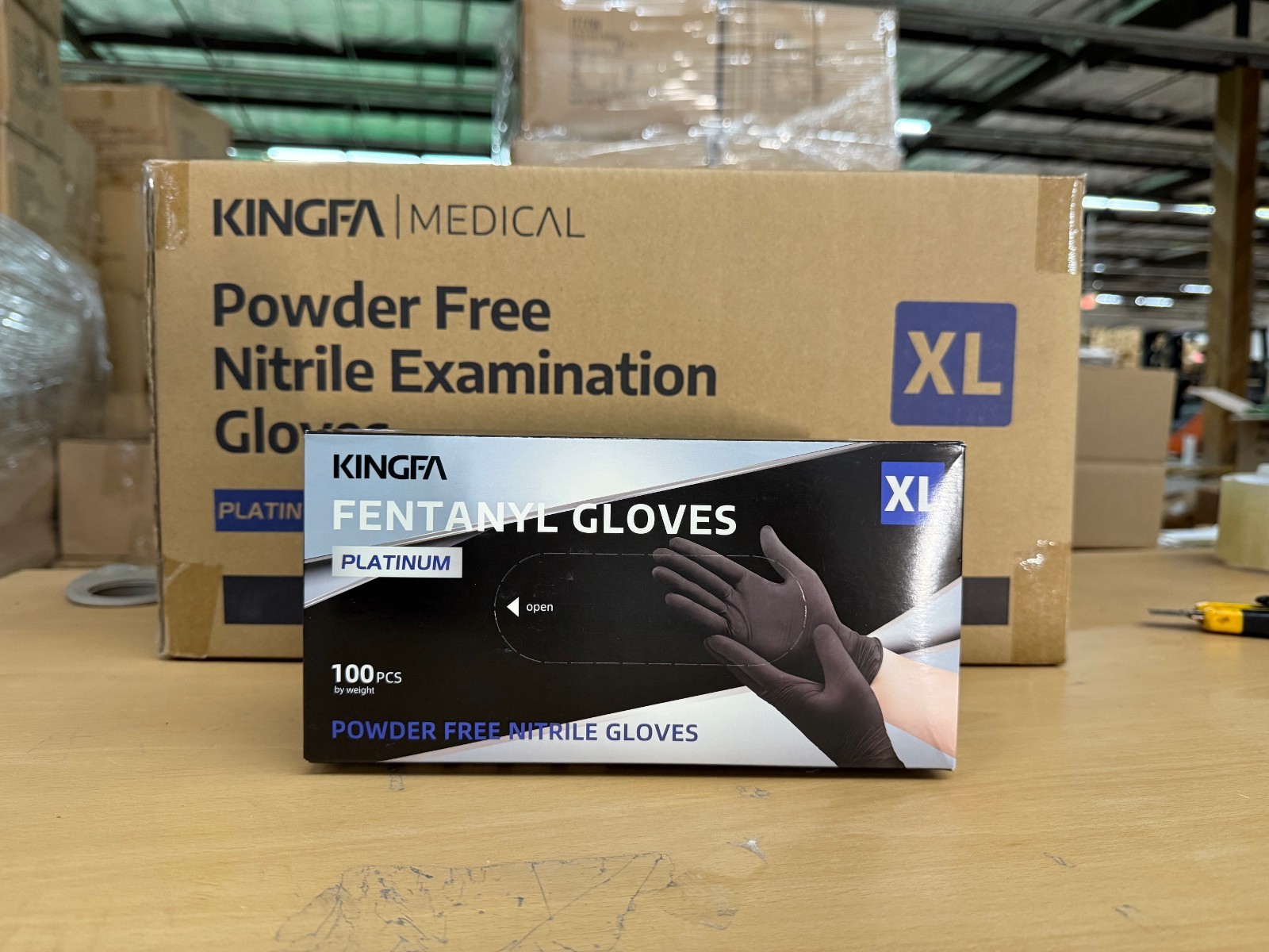 8 Mil Black Nitrile Exam Grade Heavy Duty Powder-Free 8mil 100/1,000 PC (M L XL)